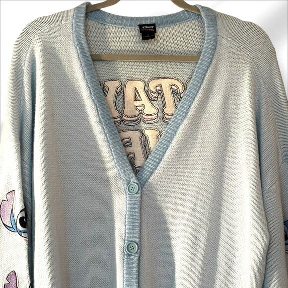 Hot Topic Disney Her Universe Stay Weird Lilo & Stitch Skimmer Slouchy Cardigan - Picture 12 of 12